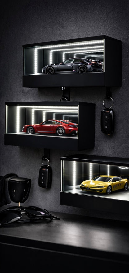 LED Garage Key Holder Wall Mount
